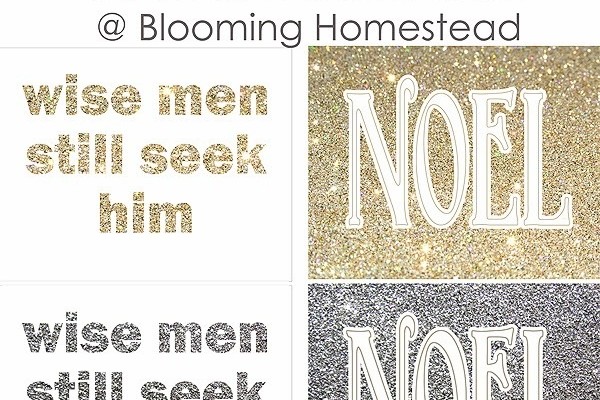 Christmas Printable by Blooming Homestead