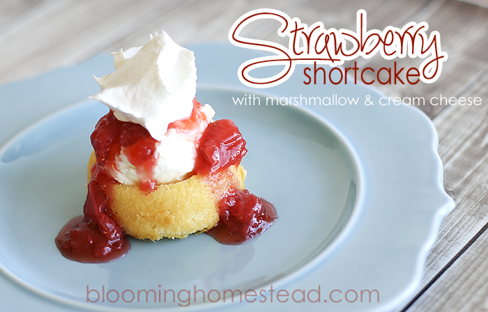 Cream Cheese Strawberry Shortcake