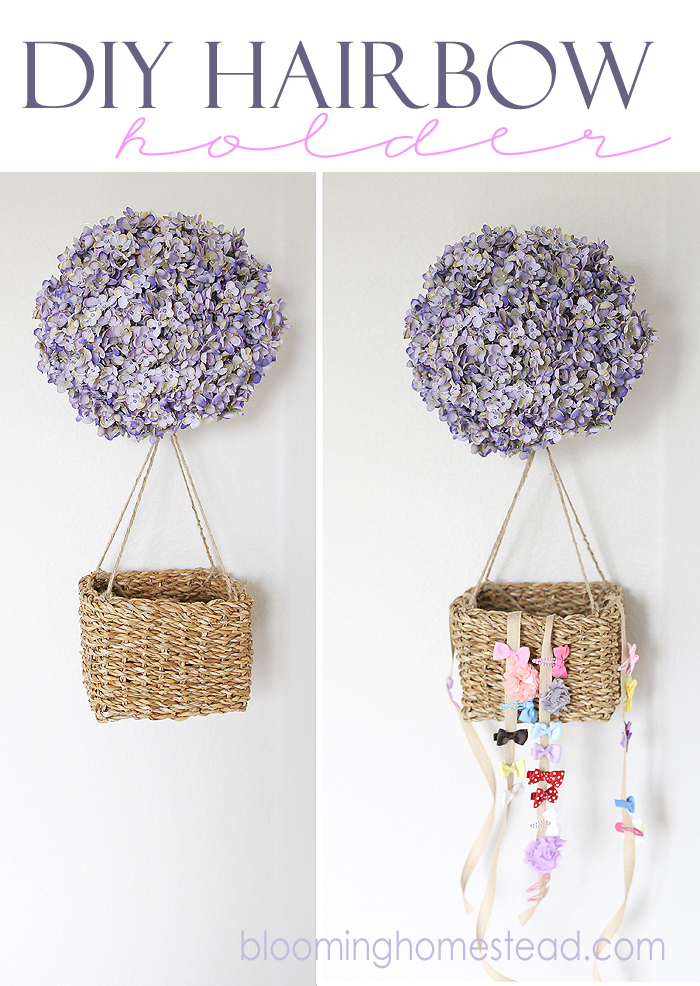 DIY Hair Bow Holder - Blooming Homestead