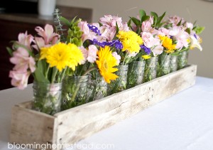 DIY Pallet Planter Box by Blooming Homestead
