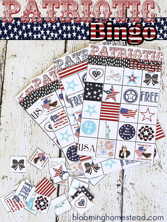 Patriotic 4th of July Bingo at Blooming Homestead