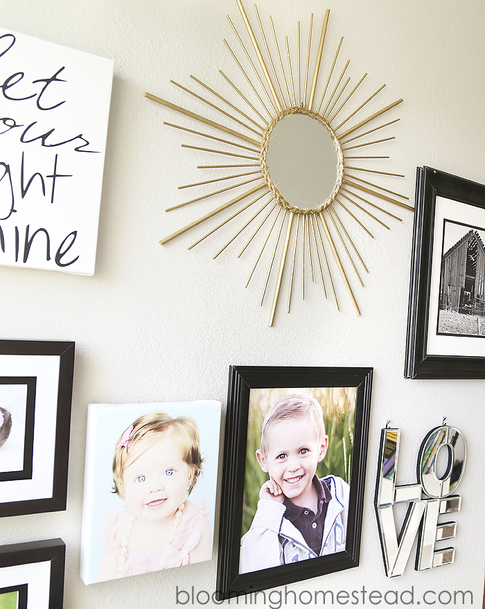 DIY Sunburst Mirror at Blooming Homestead