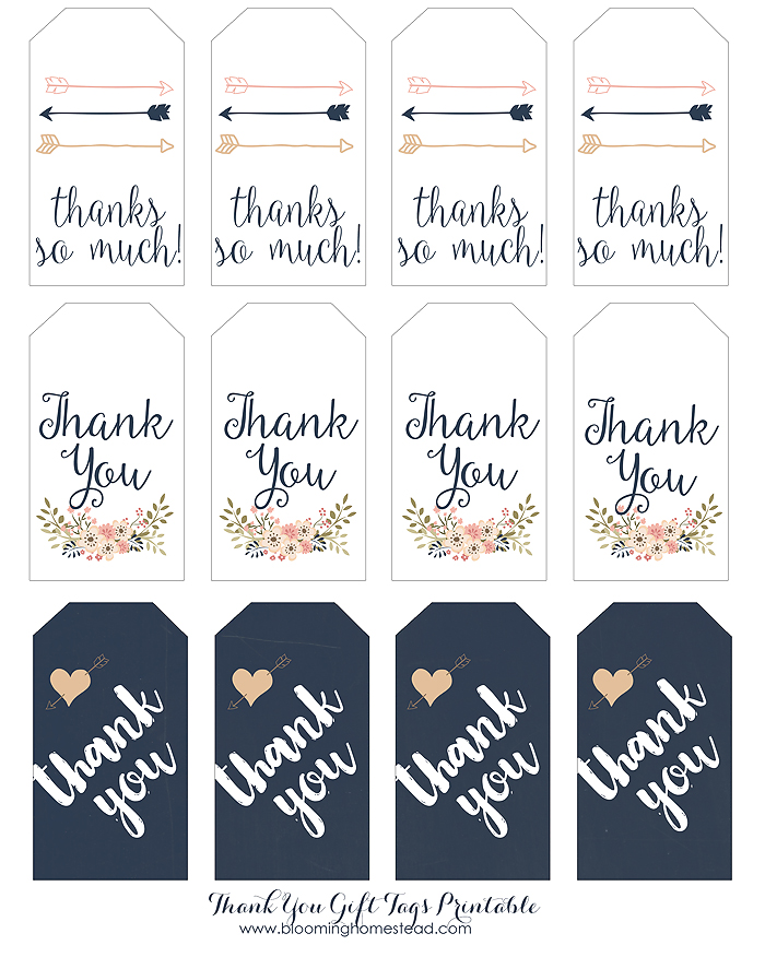 Thank You Favor Tags