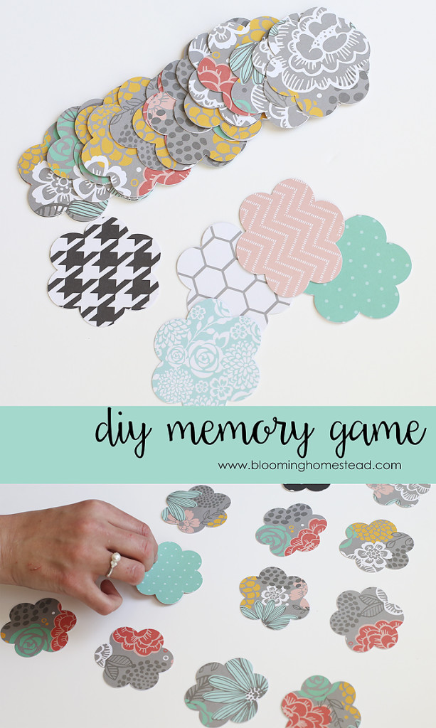 DIY Memory Match Game by Blooming Homestead