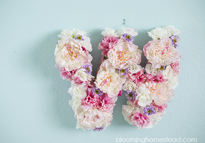 How to Make Floral Fillable LOVE Letters