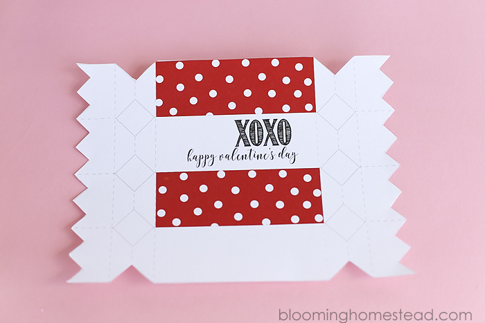Free Printable XOXO Valentines @michellepaigeblogs.com Printable Valentine Favor Boxes in two styles, perfect for girls and boys.