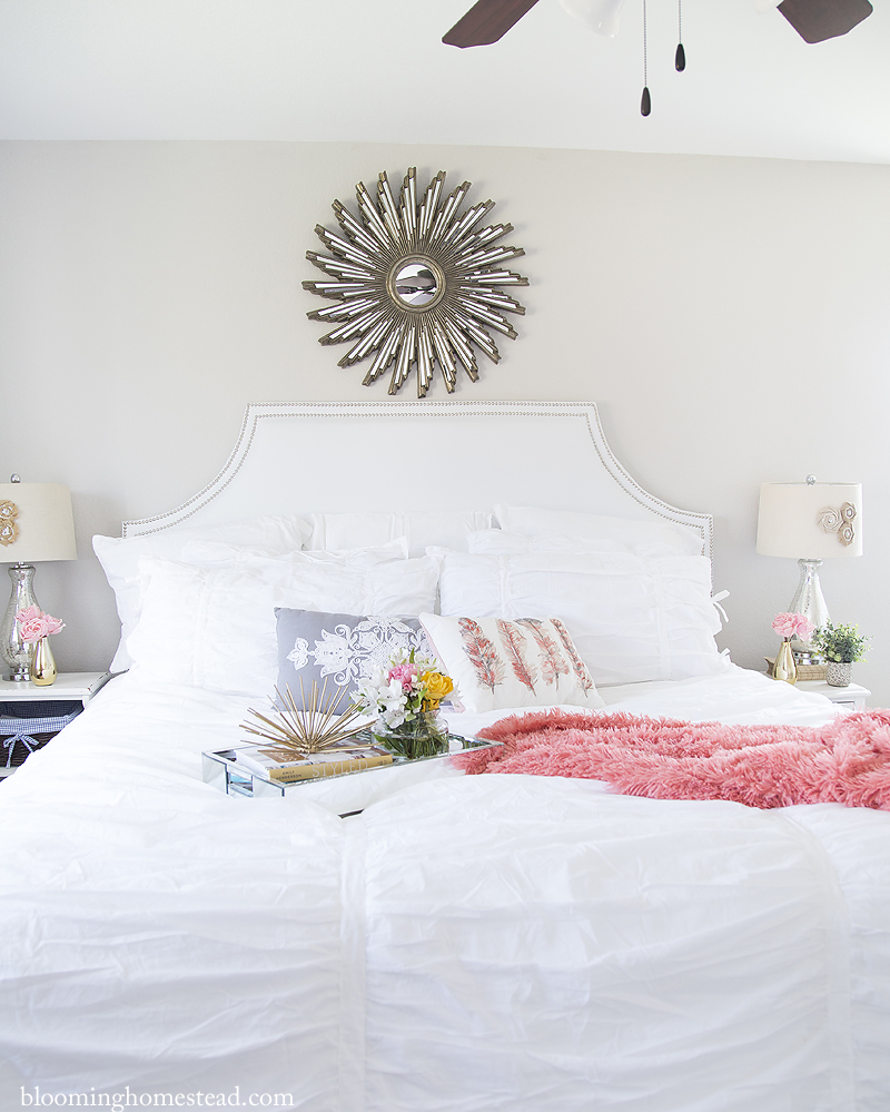 DIY Headboard with Nailhead Trim Blooming Homestead