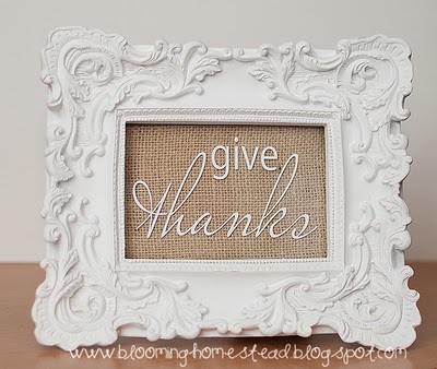 Give Thanks Frame