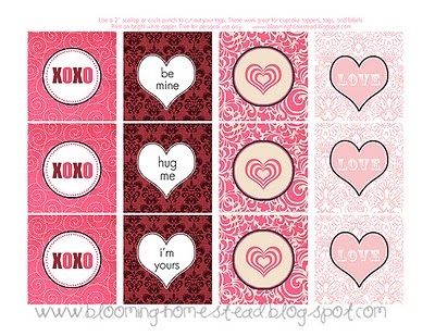 Valentine Tags Printable