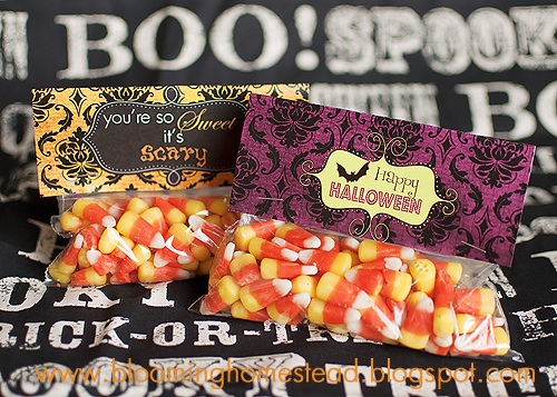 Halloween Bag Toppers {Free Printable}