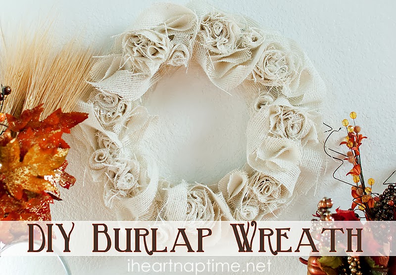 DIY Burlap Wreath