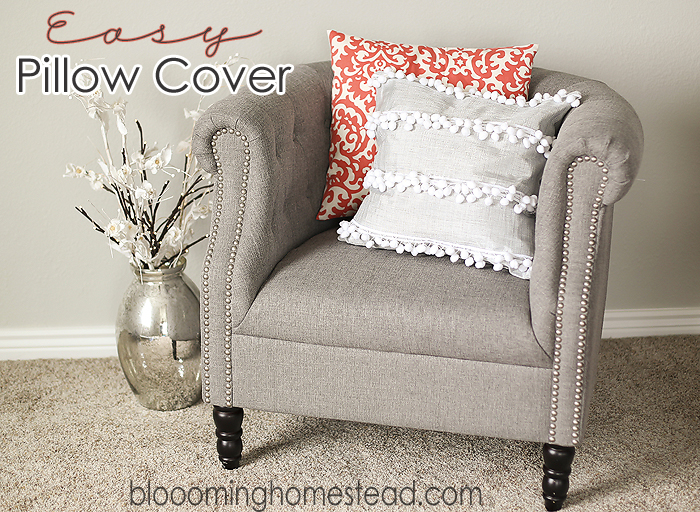 Easy DIY Pillow Slipcovers