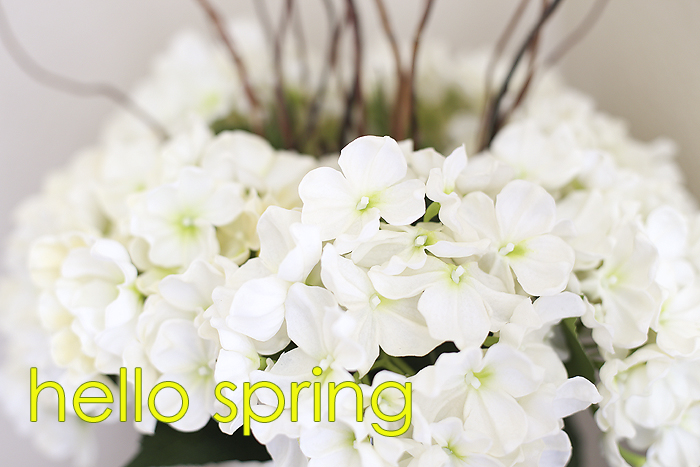 Spring Vignette & Decor