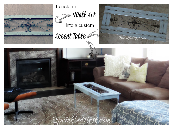 Transform-Wall-Art-into-a-custom-Accent-Table