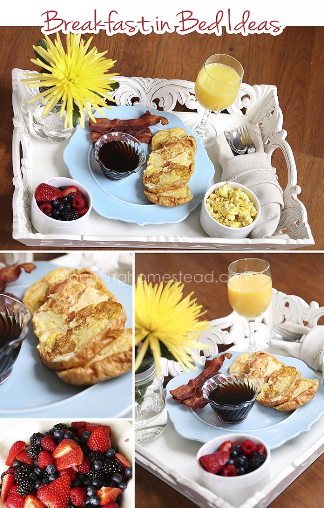 Mother's Day Breakfast in Bed at Blooming Homestead
