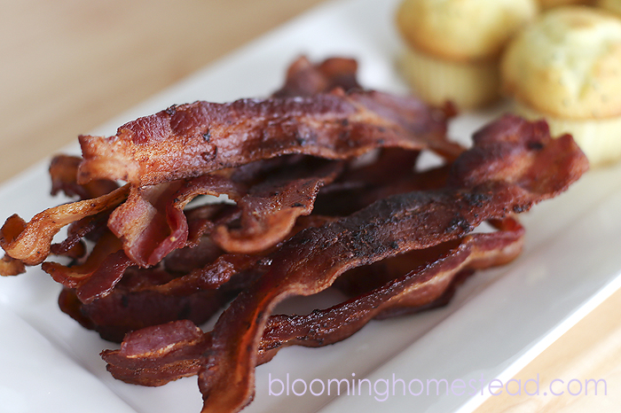 bacon at Blooming Homestead