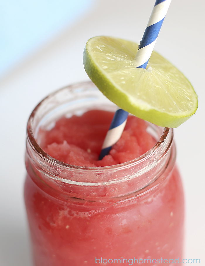 Watermelon Lime Slush by Blooming Homestead