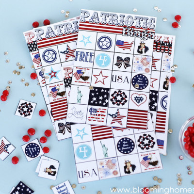 Patriotic 4th of July Bingo