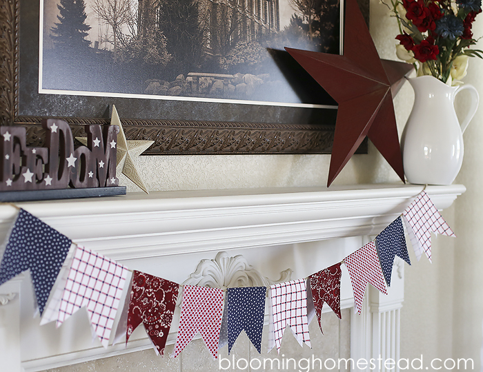 DIY Fabric Banners by Blooming Homestead