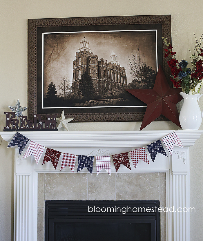 Diy Fabric Banner by Blooming Homestead