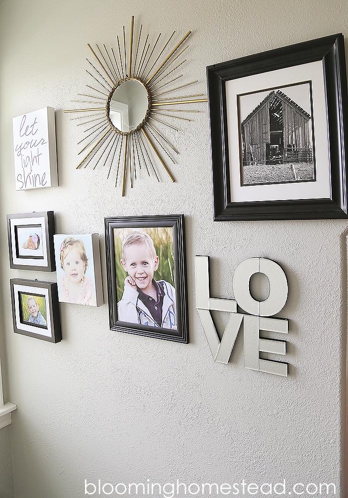 Gallery Wall by Blooming Homestead