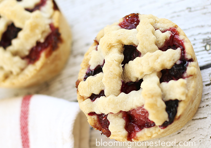 Mini Berry Pies by Blooming Homestead