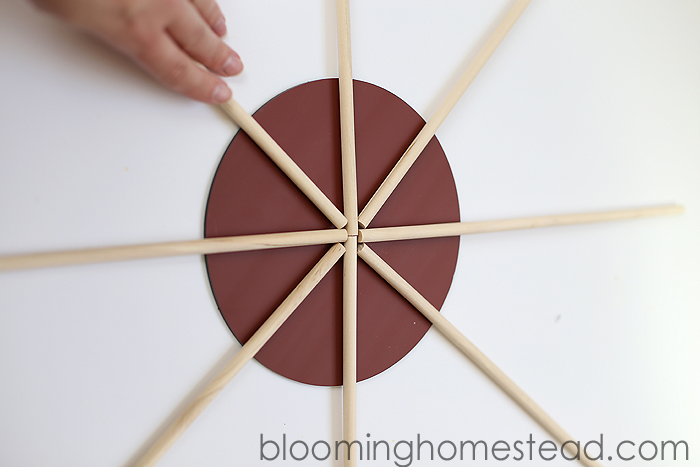 DIY Sunburst Mirror at Blooming Homestead