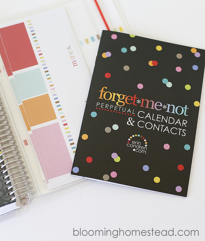 Getting Organized Planner at Blooming Homestead