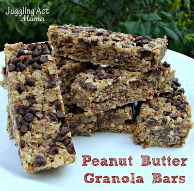 Homemade Peanut Butter Granola Bars