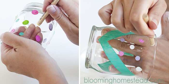 Painted Glasses tutorial by Blooming Homestead