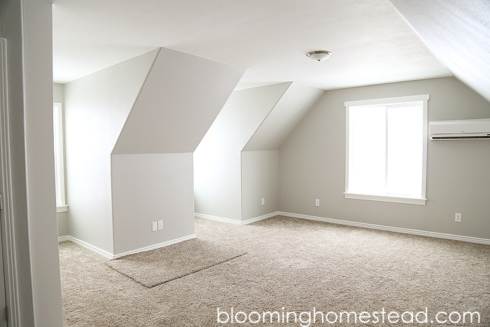 Attic Remodel by Blooming Homestead