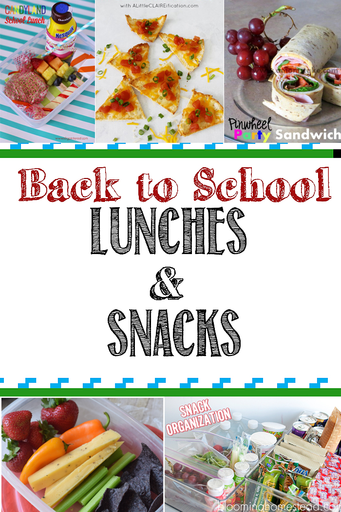 Back to School Lunches & Snacks at Blooming Homestead