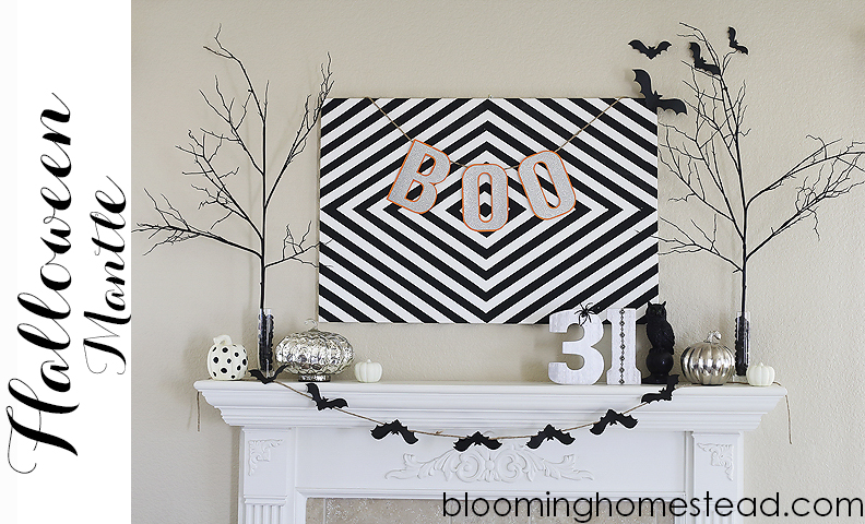 Halloween Mantle & Decor