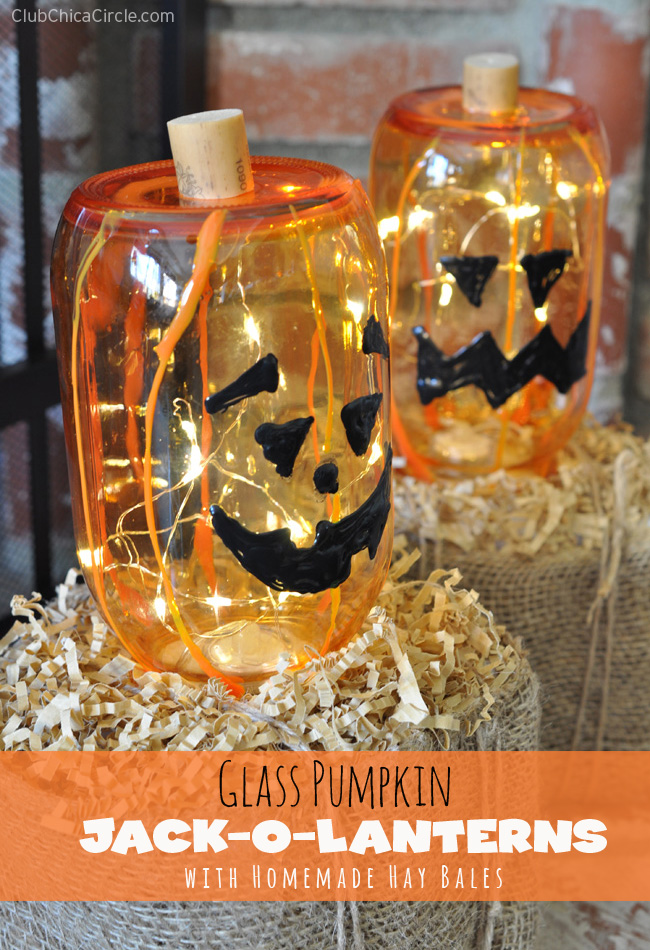 Mason-Jar-Glass-Pumpkins-Halloween-Craft-Idea