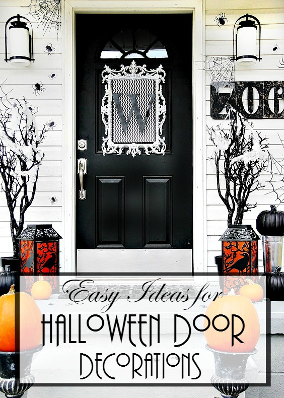 easy-ideas-for-Halloween-door-decorations