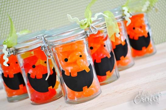 jackolantern treat jars