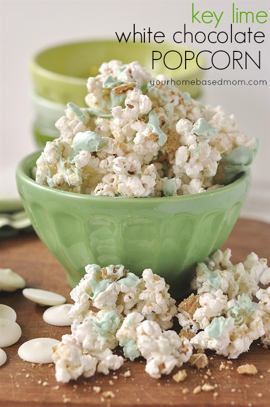 Key Lime White Chocolate Popcorn