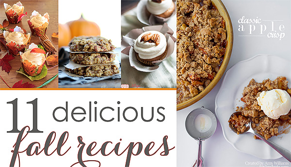 This collection of Delicious Fall Recipes looks divine! |fall|recipes|