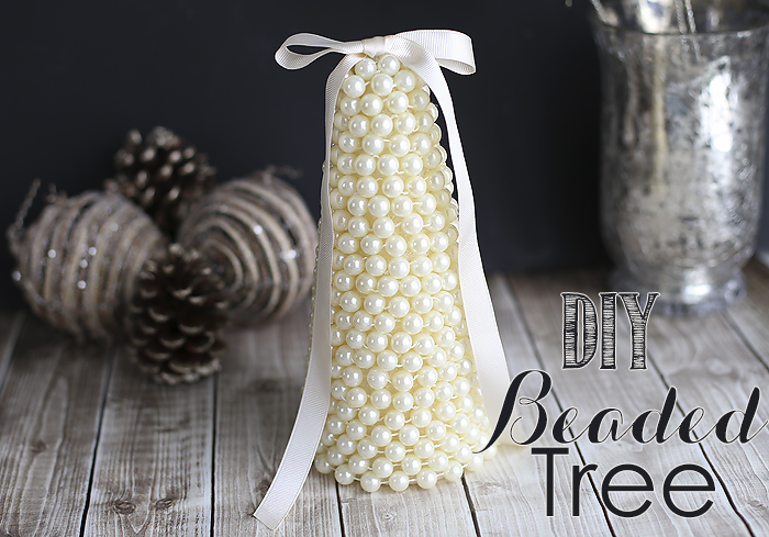 DIY Beaded Tree by Blooming Homestead | diy | christmas | pearl