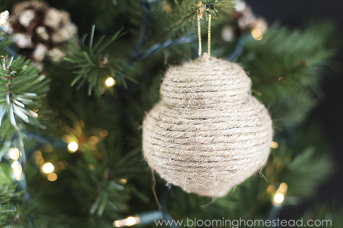 DIY Jute Ornaments