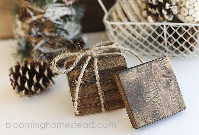 DIY Wood Coasters tutorial- Perfect affordable gift idea!
