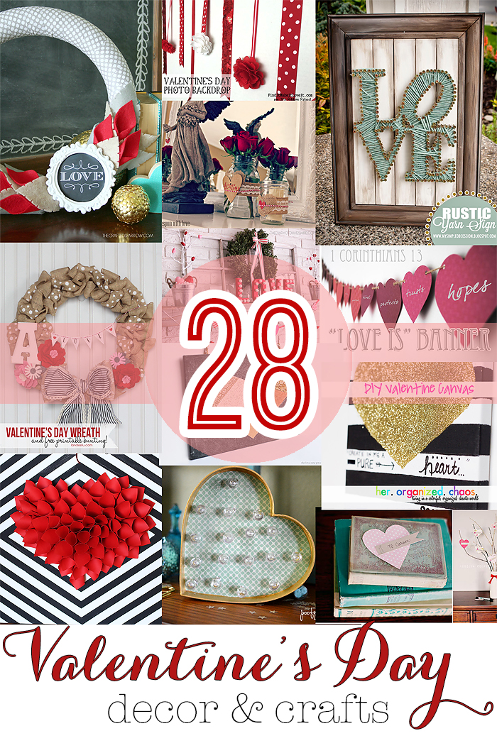 Check out these 28 awesome valentine decorations and crafts that you must add to your to do list!