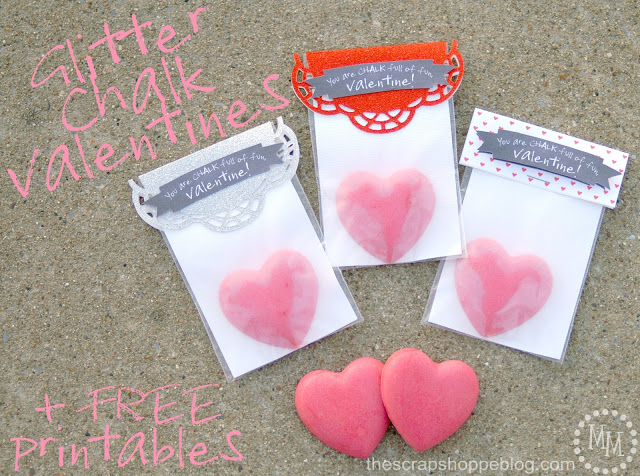 VALENTINESglitter chalk valentines 1