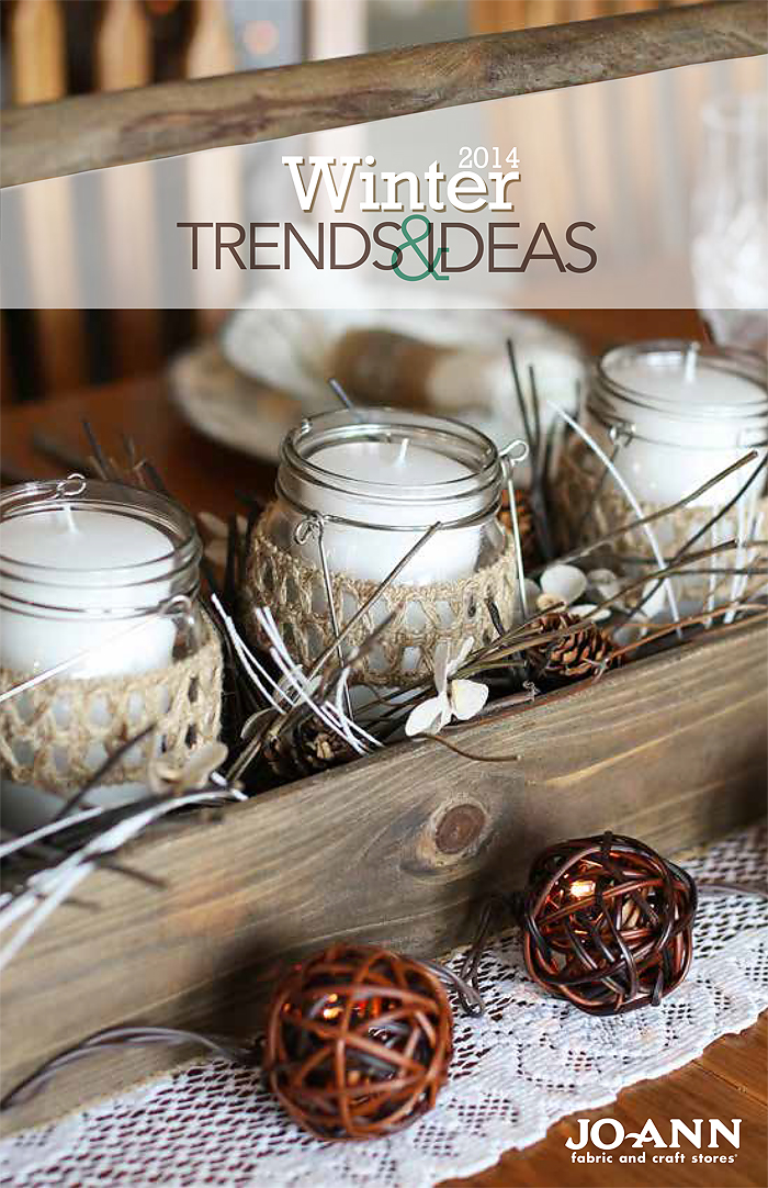 Wonderful Winter decorating ideas with Joanns winter lookbook featuring Blooming Homestead