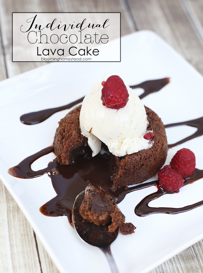 Chocolate Lava Cake - Blooming Homestead