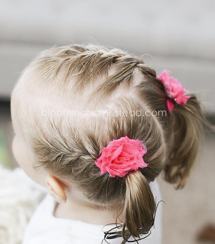 Girl Hairdo by Blooming Homestead