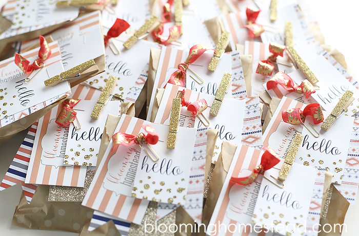 Simple and adorable way to personalize these Embellished Treat Bags. Perfect for any occasion.