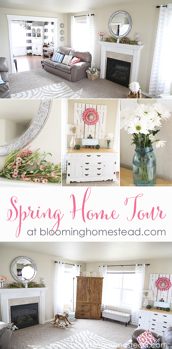 Such clean and cheery touches in this Spring Home Tour.