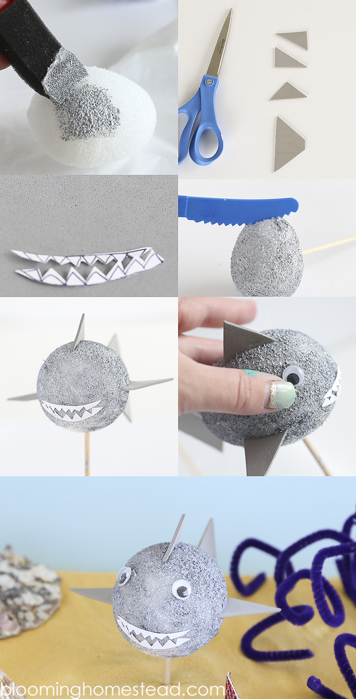 These diy aquatic creatures are so fun to make and the perfect easy kids craft for any skill level.