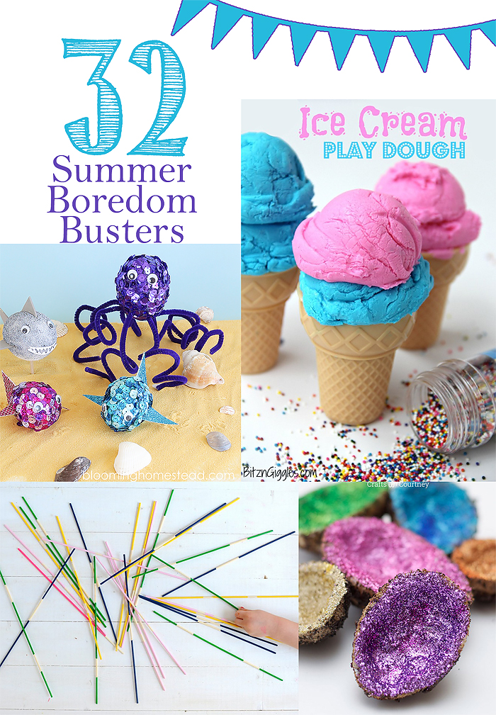 Check out this fabulous collection of boredom busters to keep the kids entertained this summer.